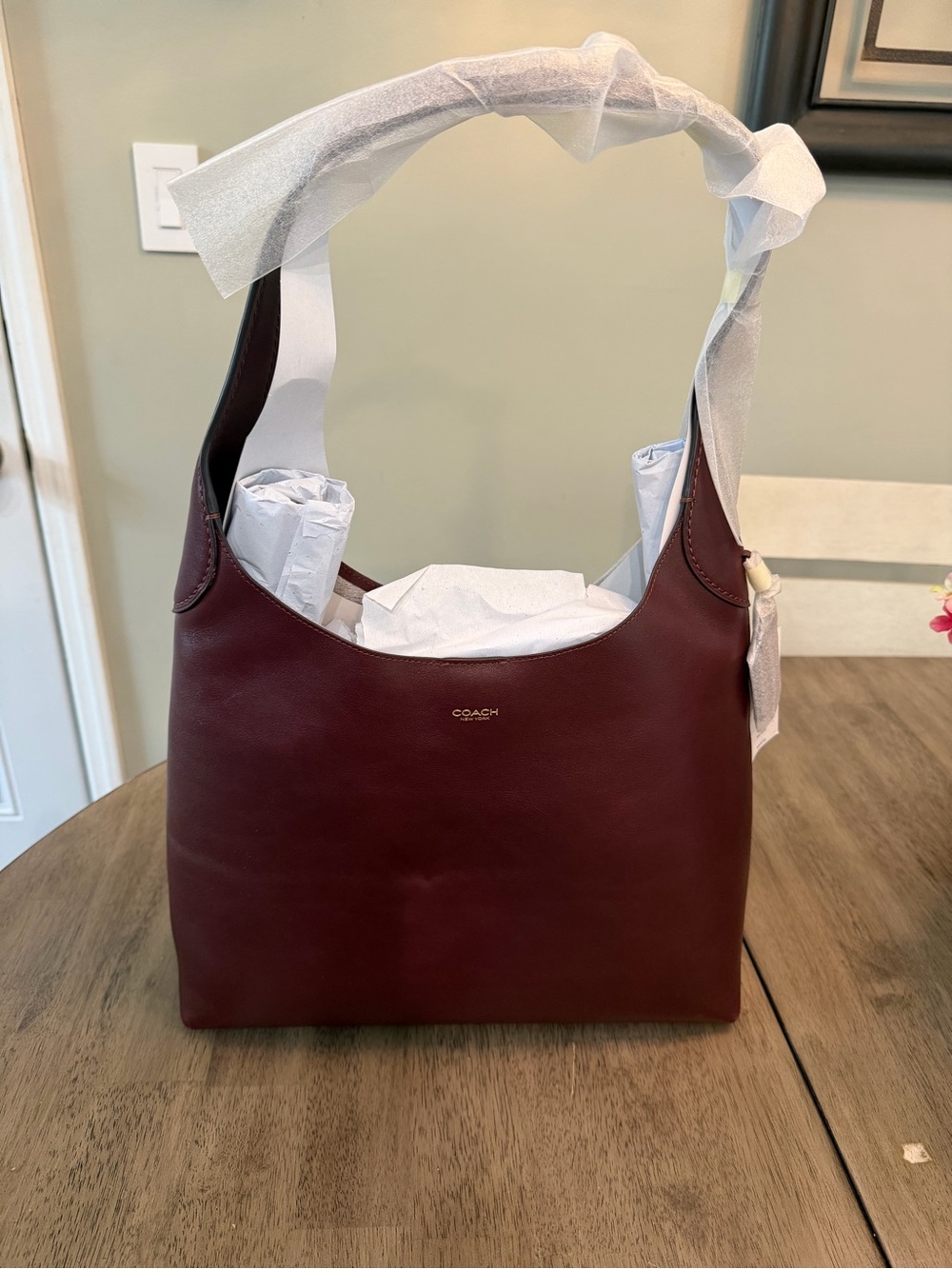 NWT Coach Brooklyn Shoulder bag 34 in Merlot
